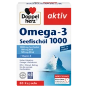 Doppelherz aktiv Omega-3 Tengeri Halolaj 1000  Elölnézet